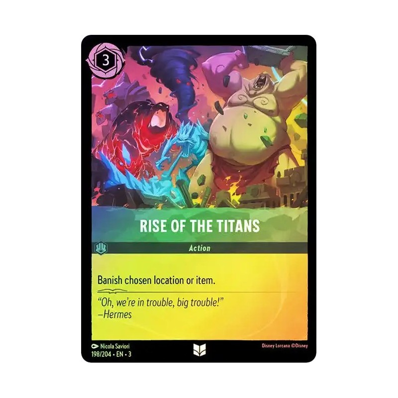 Carta Foil Rise of the Titans | Disney Lorcana #198/204·EN·3