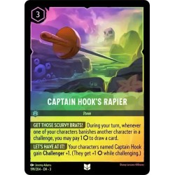 Carta Foil Captain Hook's Rapier | Disney Lorcana #199/204·EN·3