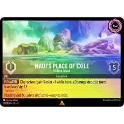 Carta Foil Maui's Place of Exile - Hidden Island Lorcana #202/204·EN·3