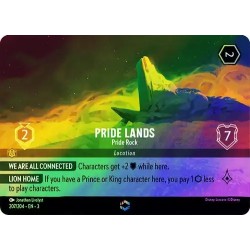 Carta Pride Lands - Pride Rock | Disney Lorcana #207/204·EN·3