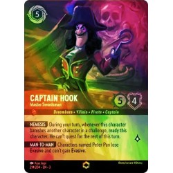 Carta Captain Hook - Master Swordsman | Disney Lorcana #214/204·EN·3