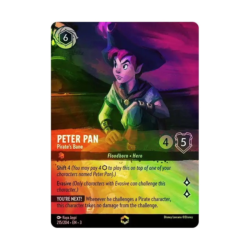 Carta Peter Pan - Pirate's Bane | Disney Lorcana #215/204·EN·3