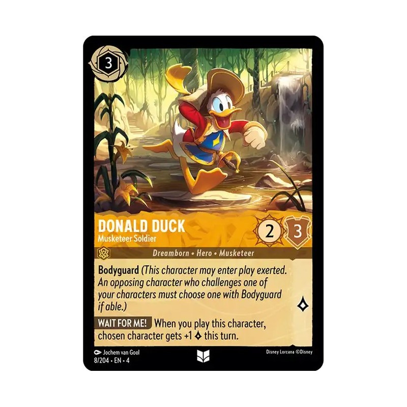 Carta Donald Duck - Musketeer Soldier | Disney Lorcana #008/204·EN·4