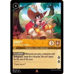 Carta Goofy - Musketeer Swordsman | Disney Lorcana #012/204·EN·4