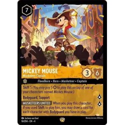 Carta Mickey Mouse - Musketeer Captain | Disney Lorcana #016/204·EN·4