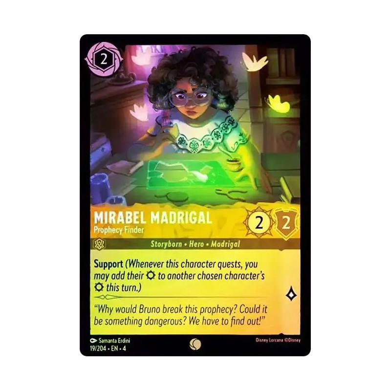 Carta Foil Mirabel Madrigal - Prophecy Finder | Lorcana #019/204·EN·4