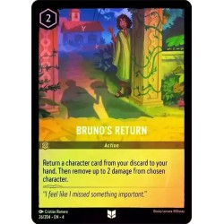 Carta Foil Bruno's Return | Disney Lorcana #026/204·EN·4