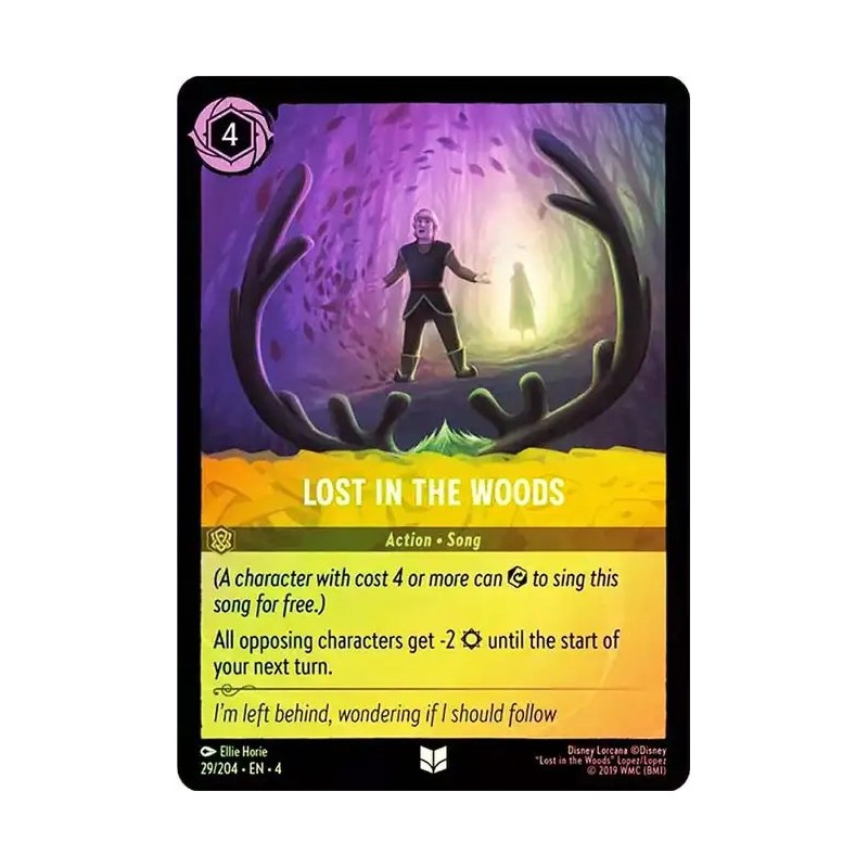 Carta Foil Lost in the Woods | Disney Lorcana #029/204·EN·4