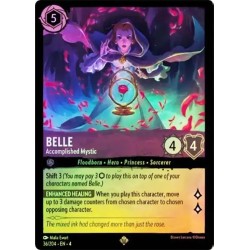 Carta Foil Belle - Accomplished Mystic | Disney Lorcana #036/204·EN·4