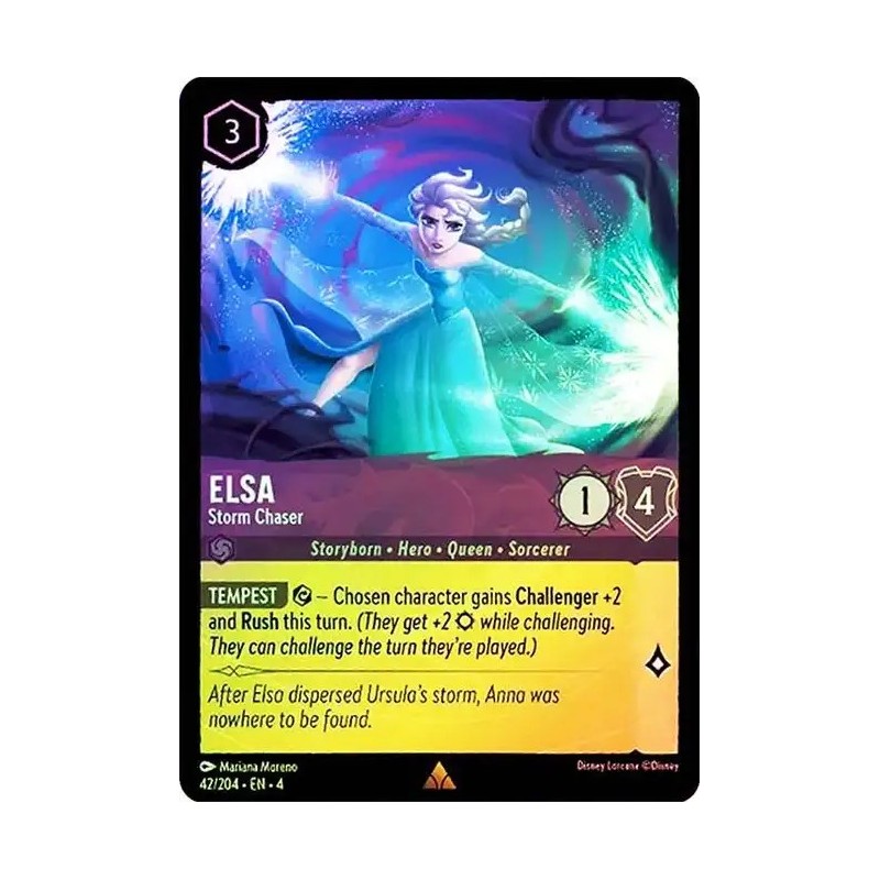 Carta Foil Elsa - Storm Chaser | Disney Lorcana #042/204·EN·4