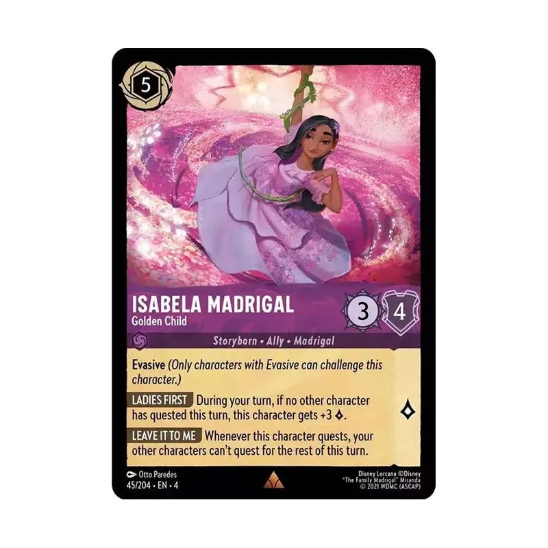 Carta Isabella Madrigal - Golden Child | Disney Lorcana #045/204·EN·4