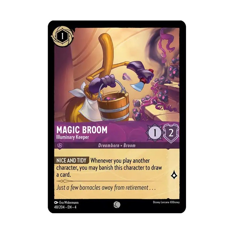 Carta Magic Broom - Illuminary Keeper | Disney Lorcana #048/204·EN·4