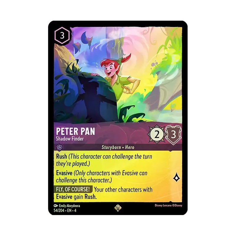 Carta Foil Peter Pan - Shadow Finder | Disney Lorcana #054/204·EN·4