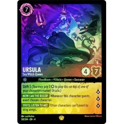 Carta Foil Ursula - Sea Witch Queen | Disney Lorcana #058/204·EN·4