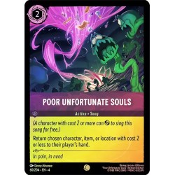 Carta Foil Poor Unfortunate Souls | Disney Lorcana #060/204·EN·4