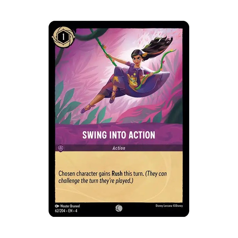 Carta Swing into Action | Disney Lorcana #062/204·EN·4