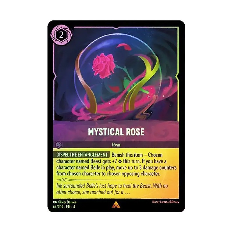 Carta Foil Mystical Rose | Disney Lorcana #064/204·EN·4