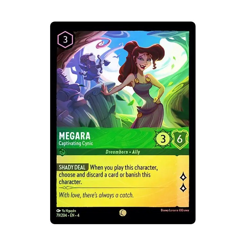 Carta Foil Megara - Captivating Cynic | Disney Lorcana #079/204·EN·4