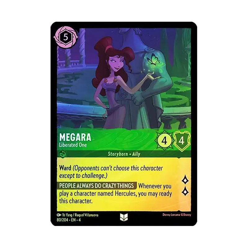 Carta Foil Megara - Liberated One | Disney Lorcana #080/204·EN·4