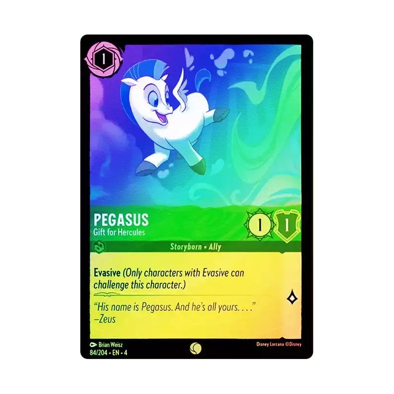 Carta Foil Pegasus - Gift for Hercules | Disney Lorcana #084/204·EN·4