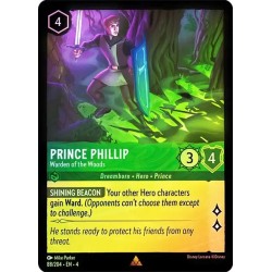 Carta Foil Prince Phillip - Warden of the Woods Lorcana #088/204·EN·4