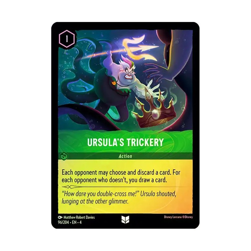 Carta Foil Ursula's Trickery | Disney Lorcana #096/204·EN·4