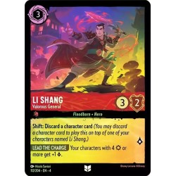 Carta Foil Li Shang - Valorous General | Disney Lorcana #112/204·EN·4