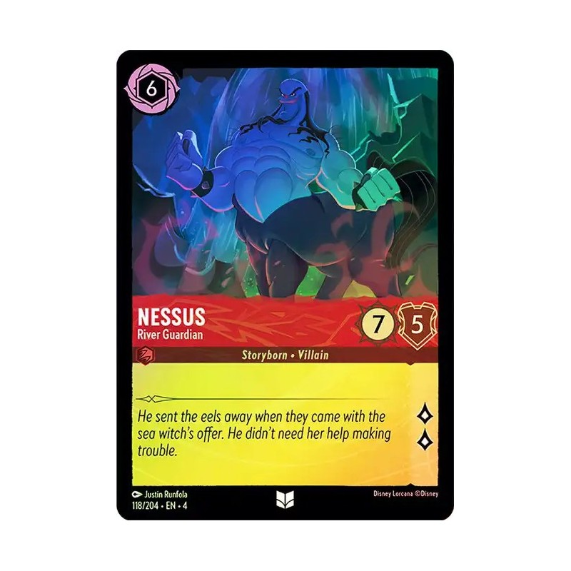 Carta Foil Nessus - River Guardian | Disney Lorcana #118/204·EN·4