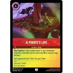 Carta Foil A Pirate's Life | Disney Lorcana #128/204·EN·4