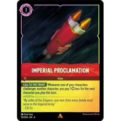 Carta Foil Imperial Proclamation | Disney Lorcana #131/204·EN·4