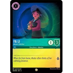 Carta Foil Fa Li - Mulan's Mother | Disney Lorcana #143/204·EN·4