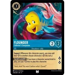 Carta Flounder - Collector's Companion | Disney Lorcana #144/204·EN·4