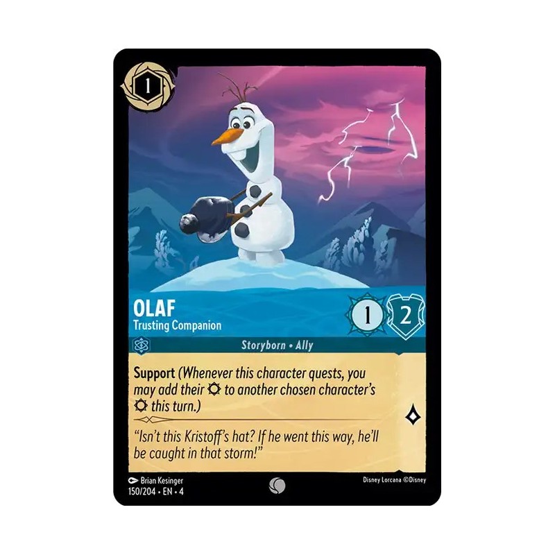 Carta Olaf - Trusting Companion | Disney Lorcana #150/204·EN·4