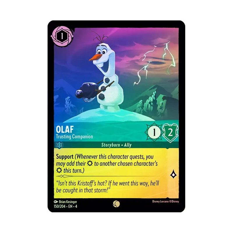 Carta Foil Olaf - Trusting Companion | Disney Lorcana #150/204·EN·4