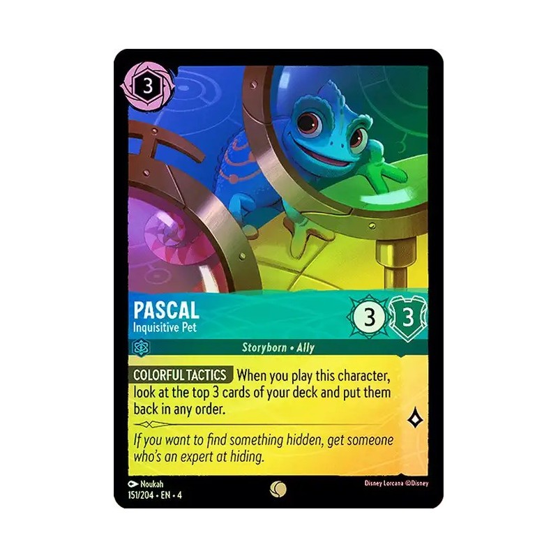 Carta Foil Pascal - Inquisitive Pet | Disney Lorcana #151/204·EN·4