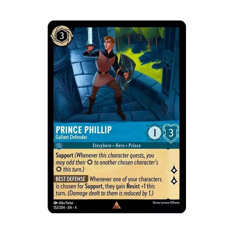 Carta Prince Phillip - Gallant Defender | Disney Lorcana #152/204·EN·4