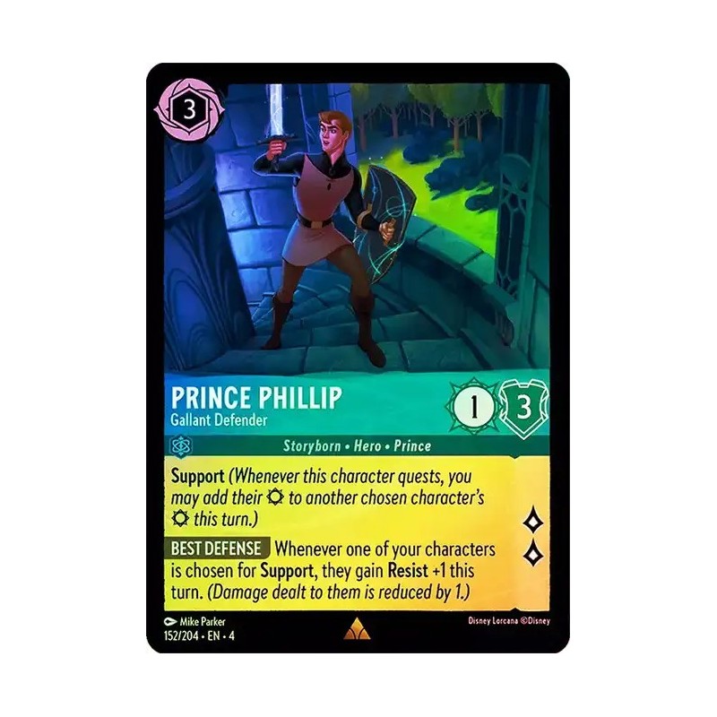 Carta Foil Prince Phillip - Gallant Defender | Lorcana #152/204·EN·4