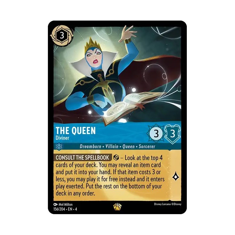 Carta The Queen - Diviner | Disney Lorcana #156/204·EN·4