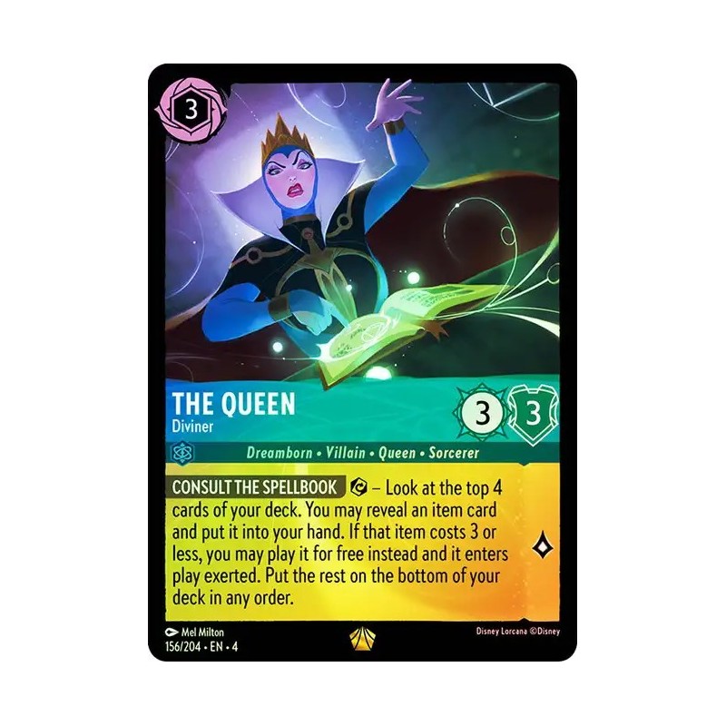 Carta Foil The Queen - Diviner | Disney Lorcana #156/204·EN·4