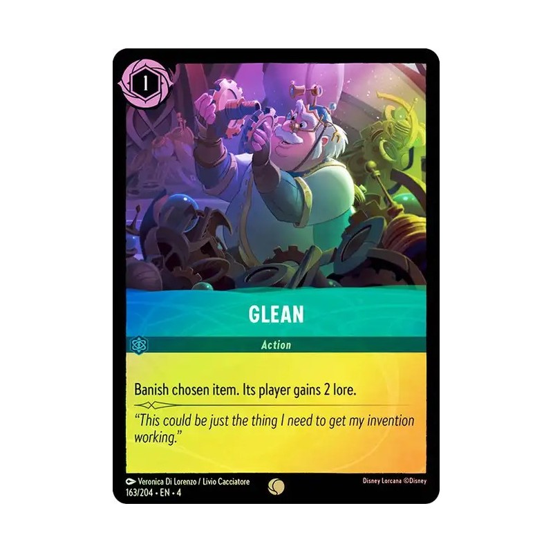 Carta Foil Glean | Disney Lorcana #163/204·EN·4