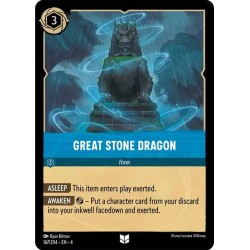 Carta Great Stone Dragon | Disney Lorcana #167/204·EN·4