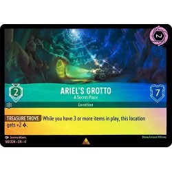 Carta Foil Ariel's Grotto - A Secret Place Disney Lorcana 169/204·EN·4