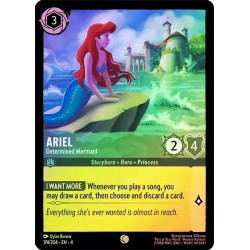 Carta Foil Ariel - Determined Mermaid | Disney Lorcana #174/204·EN·4