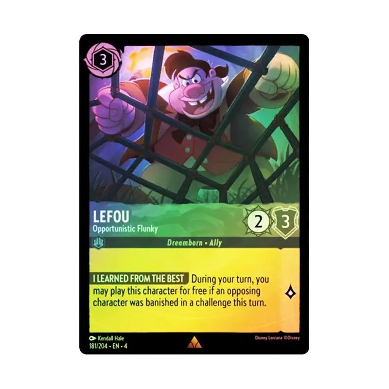 Carta Foil Lefou - Opportunistic Flunky | Disney Lorcana #181/204·EN·4