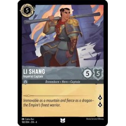 Carta Li Shang - Imperial Captain | Disney Lorcana #182/204·EN·4