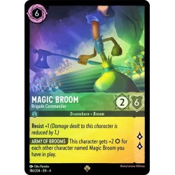 Carta Foil Magic Broom - Brigade Commander Disney Lorcana 186/204·EN·4