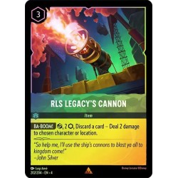 Carta Foil RLS Legacy's Cannon | Disney Lorcana #202/204·EN·4