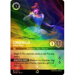 Carta Encantada Cinderella - Melody Weaver Disney Lorcana 205/204·EN·4