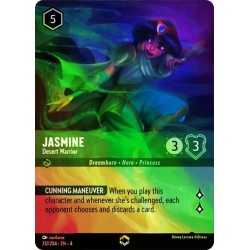 Carta Encantada Jasmine - Desert Warrior Disney Lorcana #212/204·EN·4