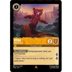 Carta Koda - Talkative Cub | Disney Lorcana #001/204·EN·5